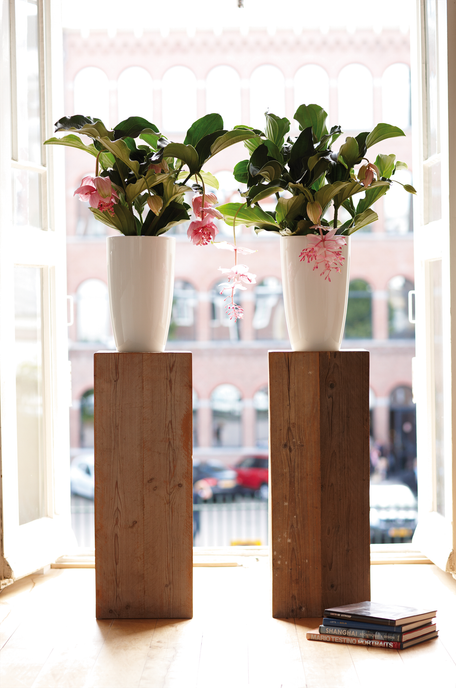 brussels diamond round high 27cm white